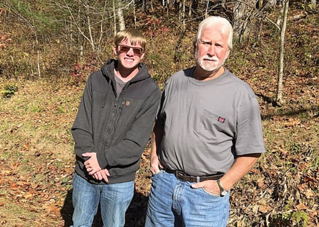 Kenny and Skyler Storie of Conway, Mo., are running a double cattle operation on 600-acres. Contributed Photo. 