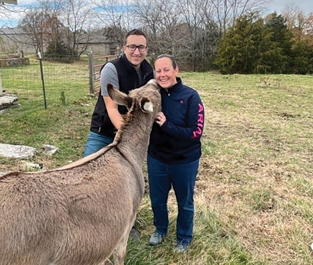 Two by Two Rivers Ranch shares their miniature equine pair with the community. Contributed Photo. 