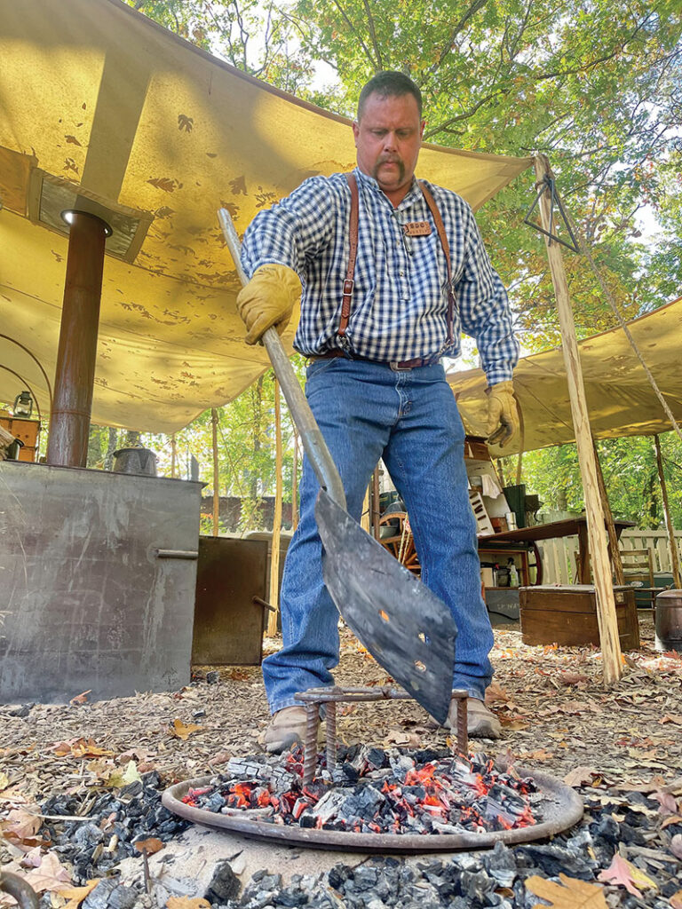 Justin Jackson combines his love of outdoor cooking and Western heritage. Contributed Photo.