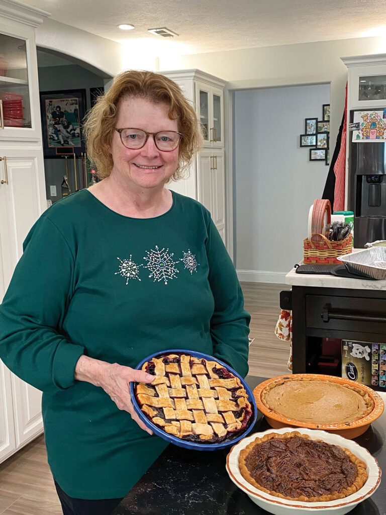  For 28 years, Linda James taught home economics (Family and Consumer Science) at Diamond (Mo.) High School. Photo by Kaylea M. Hutson-Miller. 