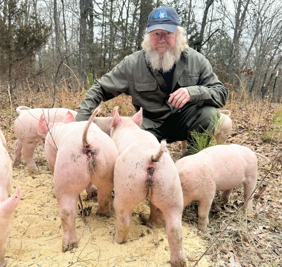 “If we’re going to have an animal, we want one that can coexist with the forest,” Eric added. Photo by Sam MacPherson. 
