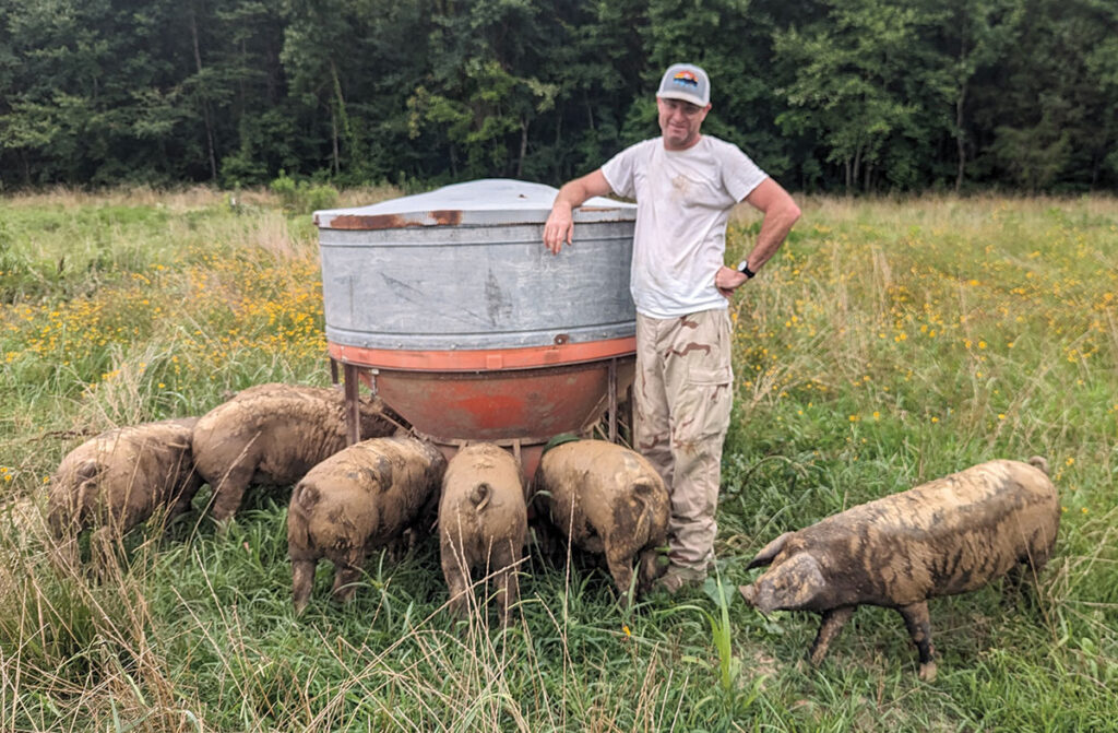 Aaron and Holly chose to be a direct-to-consumer business early on in the process.  Everything from their pork products to their eggs to their cheese can be bought on their website. Contributed Photo. 