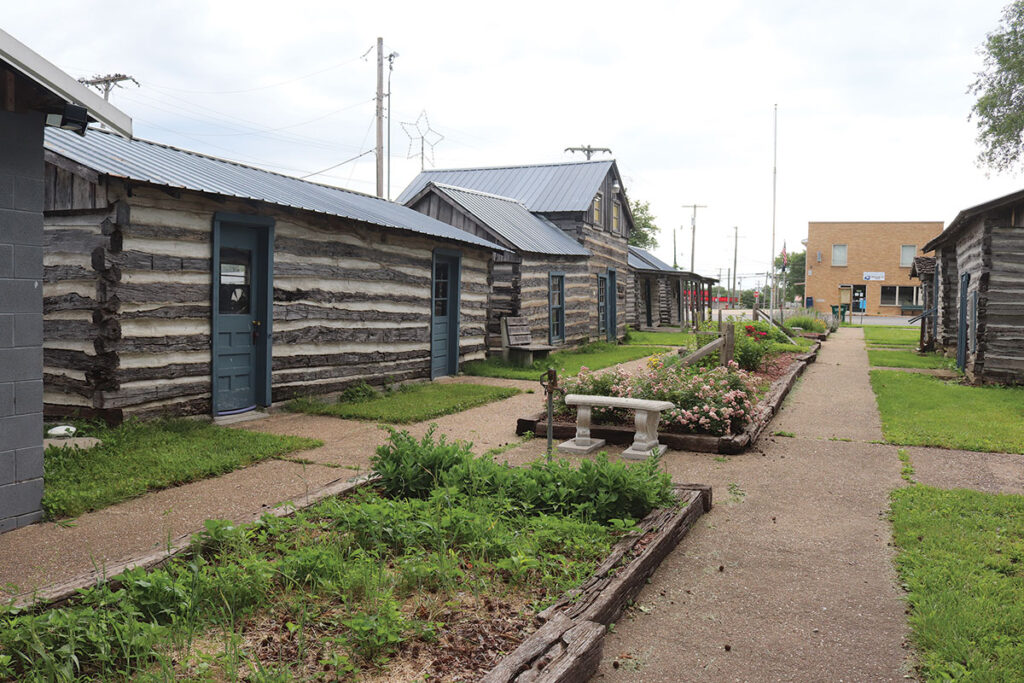Replica frontier village features original structures built generations ago. Photo by Julie Turner-Crawford.
