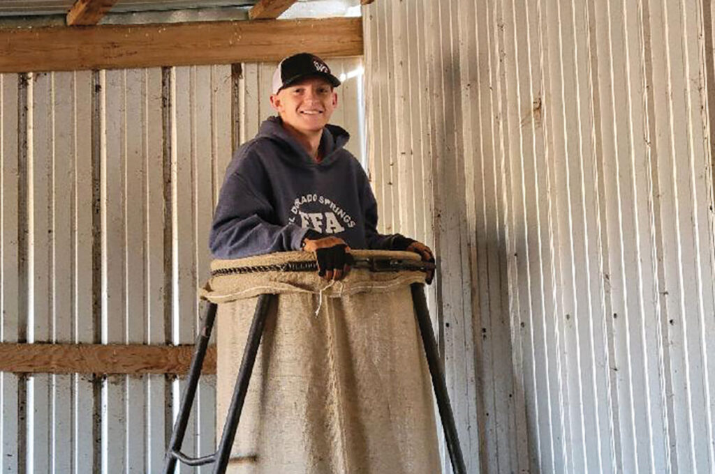 Braxton Watts of El Dorado Springs, Missouri is a member of the El Dorado Springs FFA Chapter. He is the son of Matthew and Jenny Watts. Contributed Photo. 