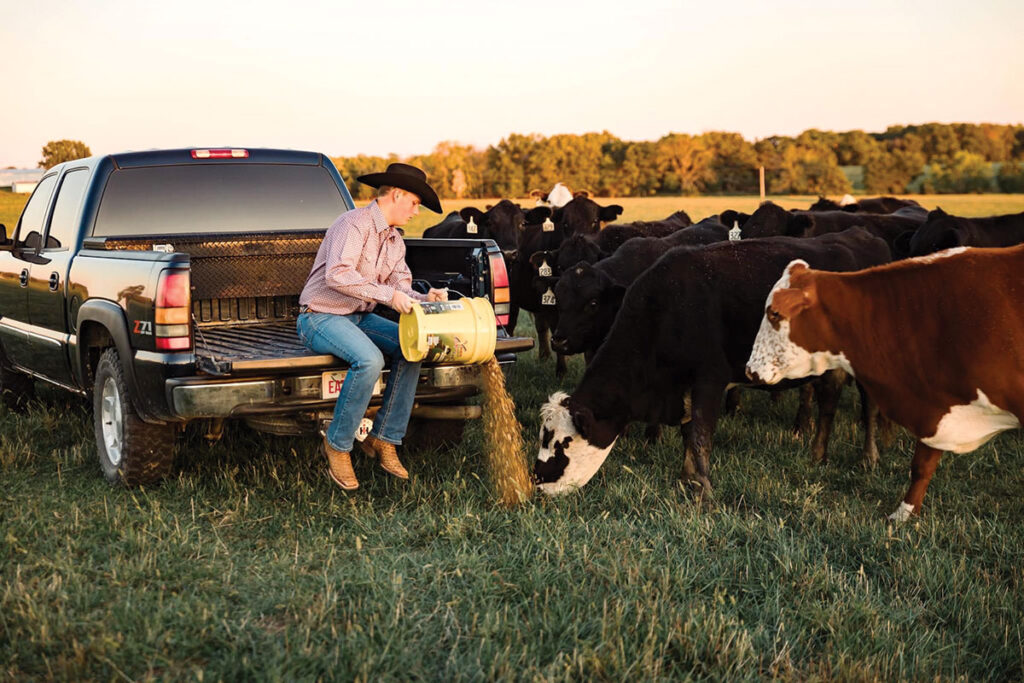 Colton Whitney serves as an advocate for the beef industry and agriculture. Contributed Photo. 