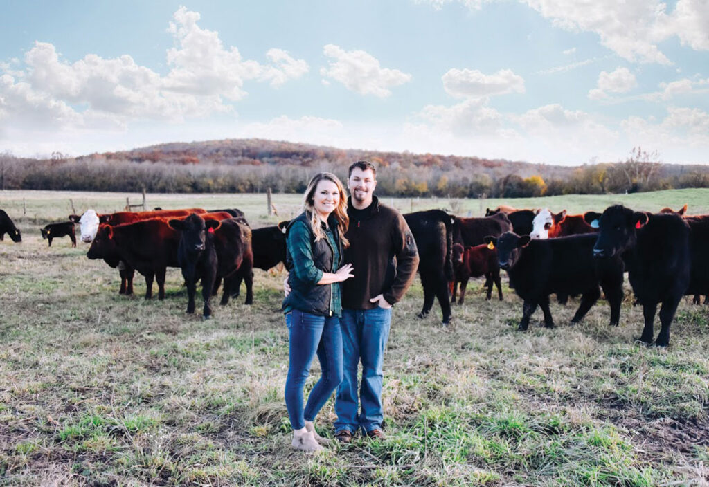 As young people, Trevor and Kaylee Ankrom assumed everyone knew where their beef came from and enjoyed farm-raised beef like they did. It wasn’t until they got older that they realized most people only knew that their food came from the grocery store. Contributed Photo. 