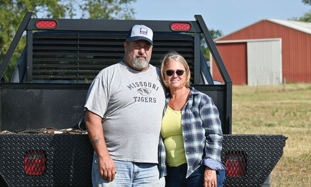 David and Danise Cummings began their Angus operation in 2014. Contributed Photo.