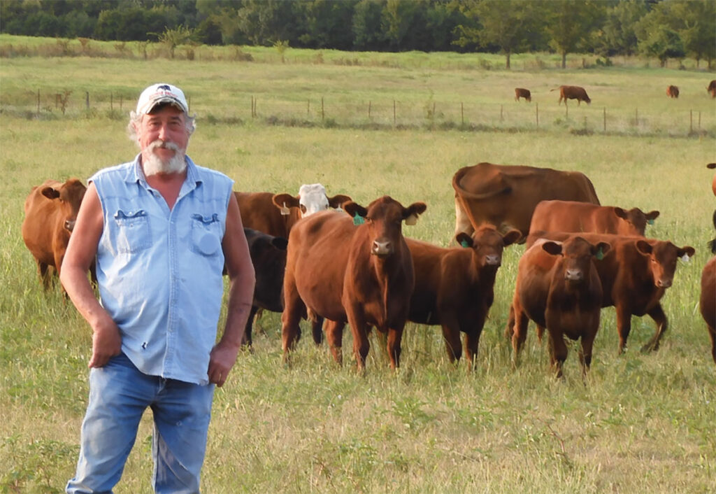 Although Bob Daughtery was raised on a farm, he is a businessman and not a farmer. Photo by Terry Ropp. 