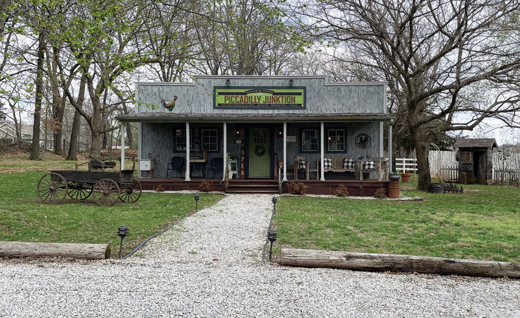 Nestled just south of Greenfield, Mo., on old Highway 39, Piccadilly Junktion is a tranquil oasis hidden out in the countryside. Photo by Ruth Hunter.