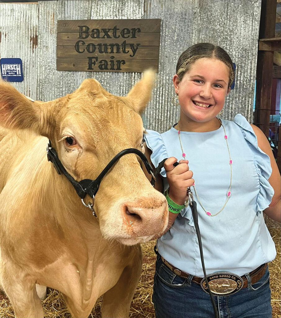 Allyson Tilley of Mountain Home, Arkansas is a member of the Mountain Home FFA Chapter and Baxter County 4-H Club. She is the daughter of James and Julie Tilley. Contributed Photo. 