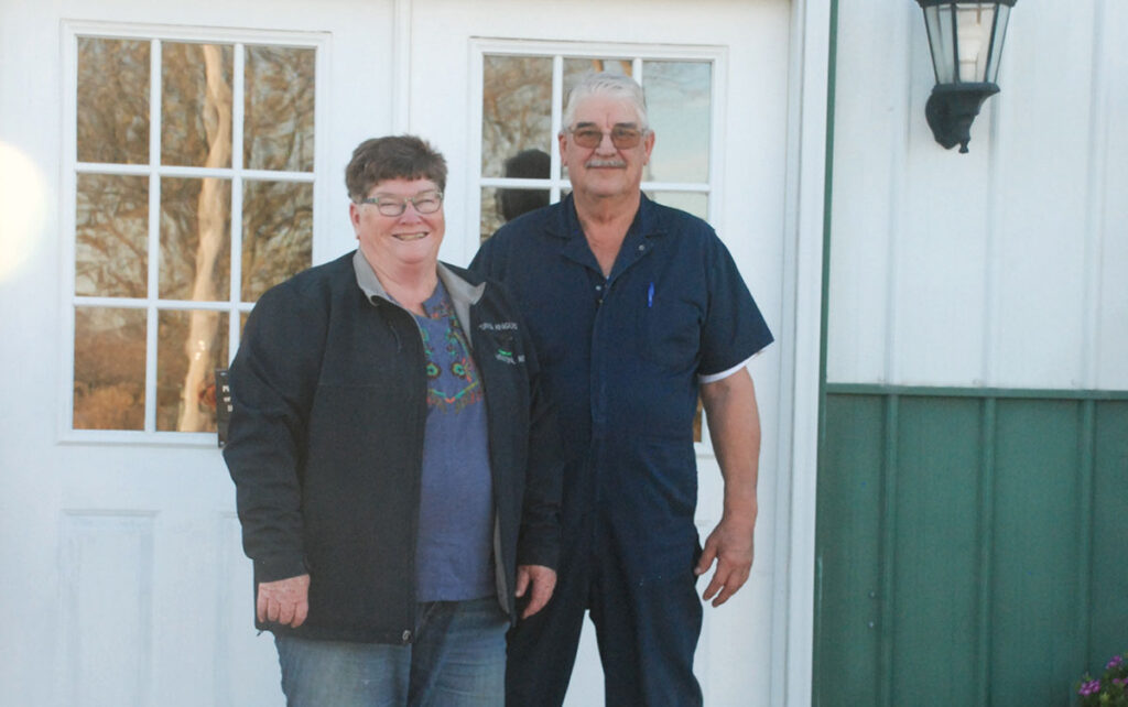 Doc, Carla and Logan Taylor with the help of Dustin Pursifull, who has been helping the Taylor family since 2008, raise registered Angus cattle and Quarter horses outside of Houston, Missouri in Texas county. Photo by Sandra Arthur. 