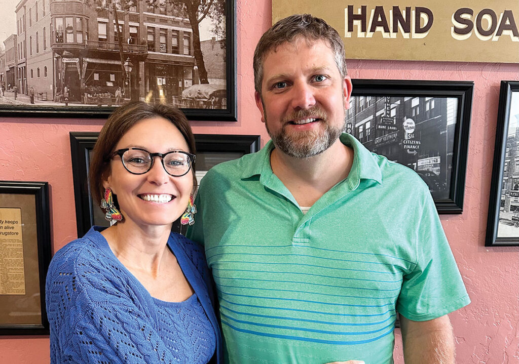 Nicole and her husband, Ethan, are joint partners with two other families, the Wagner’s and the Rose’s, that own the infamous Gailey’s Café on historic downtown Walnut Street. Contributed Photo. 