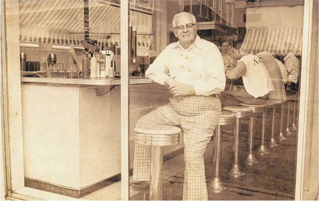 The Gailey’s owned the drugstore and diner combination until Mrs. Gailey, Beulah, passed away around the turn-of-the-century. Joe Gailey passed away in 1990. Beulah ran and managed Gailey’s up until a few years before her death. Contributed Photo.