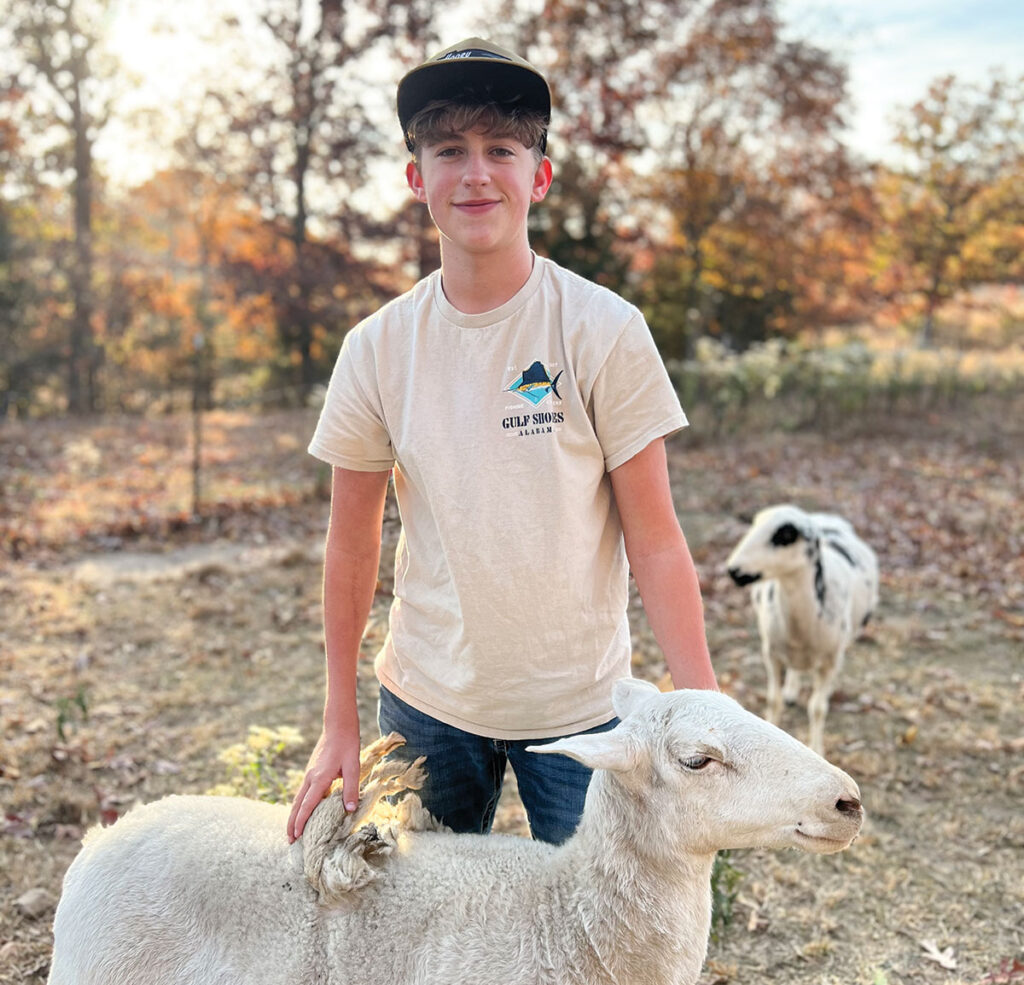 Kyler Baldwin of Salem Missouri is a member of the Salem FFA Chapter. He is the son of Curt & Dani Baldwin. Photo by Sandra Arthur. 