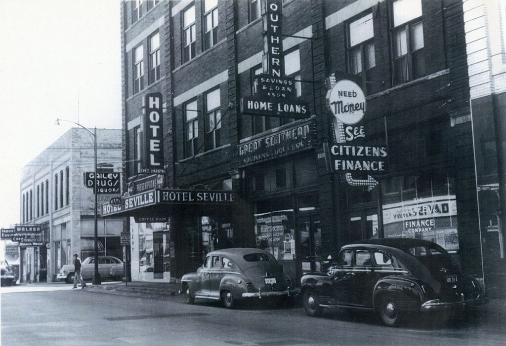 Joe clerked at Denton’s Rexall Drug Store on South Street in the mid to late 1930s. Around that timeframe, McGreevy Drug Store No. 1 opened at 220 E. Walnut. Around 1940-42, Joe started working for Mr. McGreevy. By 1952-53, Joe had bought out Mr. McGreevy and started Gailey Drug Company, which later came to be known as Gailey’s. Contributed Photo. 