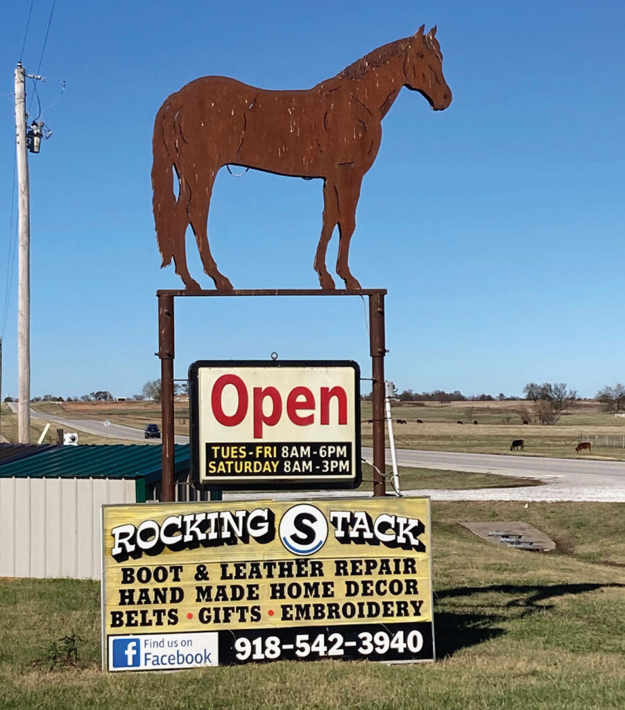 Rocking 'S' Tack in Miami, Oklahoma is owned by Mike and Angie Schulte. Contributed Photo. 