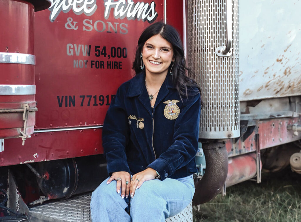 Adaline Bybee of Rogersville, Missouri is a member of the Logan-Rogersville FFA Chapter. She is the daughter of Chad Bybee and Jenni Farley. Contributed Photo. 