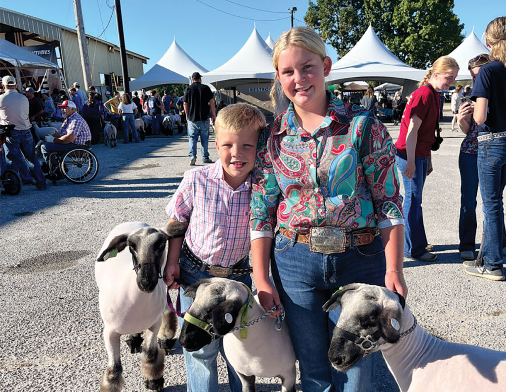 The Dobbs family are focused on raising quality show lambs for the youth. Contributed Photo. 