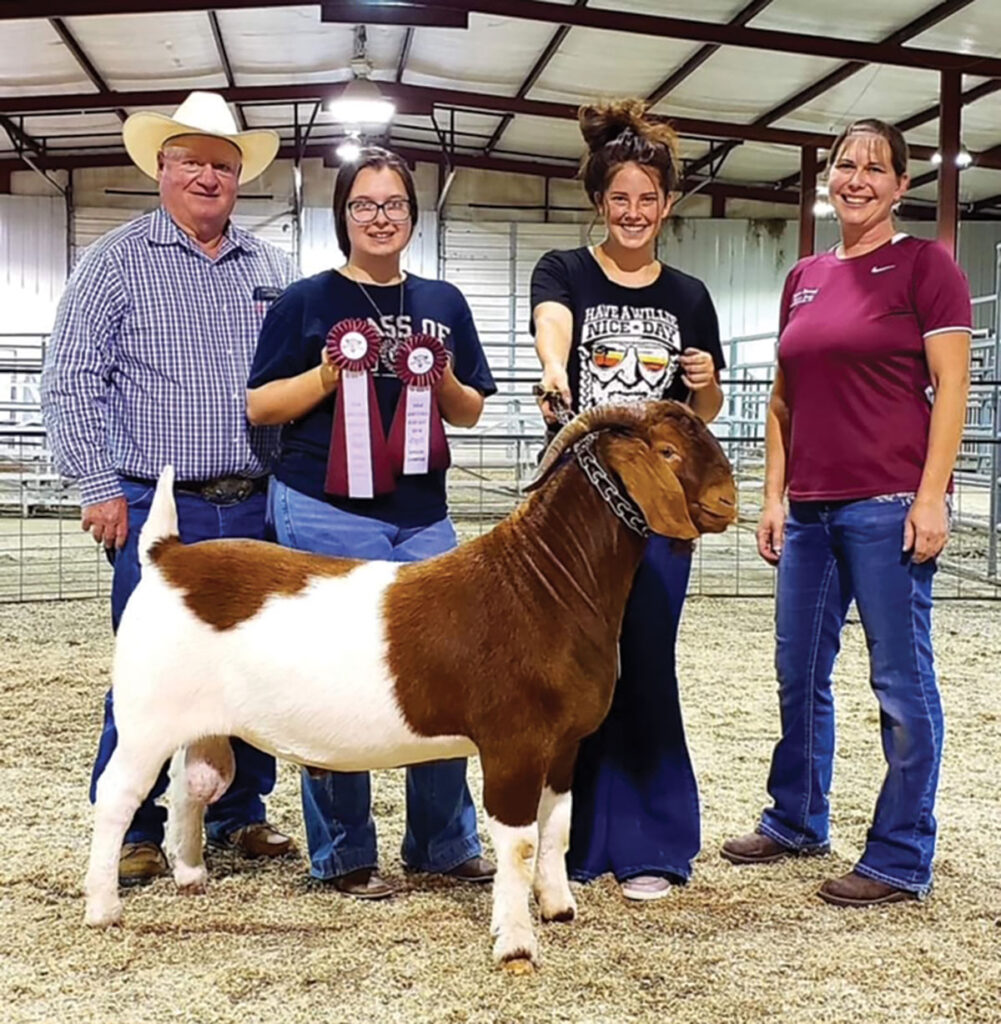 Bernie Boers enjoys the freedom and sustainability the Boer Goat breed brings to their operation. Contributed Photo. 