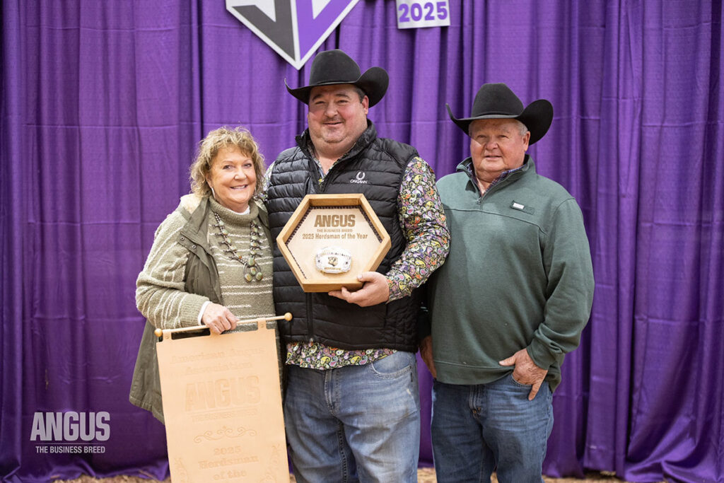 Cash Langford is the 2025 Angus Associations Herdsman of the Year. Contributed Photo. 