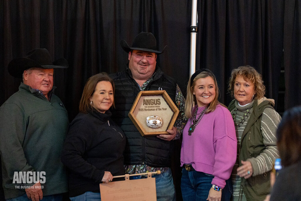 As a herdsman, Cash said he plays a key role in the farm’s daily operations – managing cattle, assisting with breeding decisions and mating strategies, and maintaining the farm’s donor and recipient cow battery. Contributed Photo. 