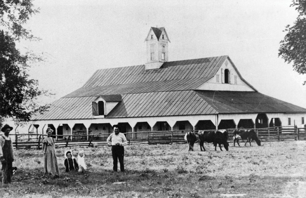  In 1904, the United States government sent an official photographer to Indian Territory to photograph the best residences and barns, as well as farm scenery, for an exhibit at the 1904-1905 World’s Fair at St. Louis. The exposition of the Max Mirage View Farm received the ‘highest praise and comments of any from the Indian Territory.’ Contributed Photo. 