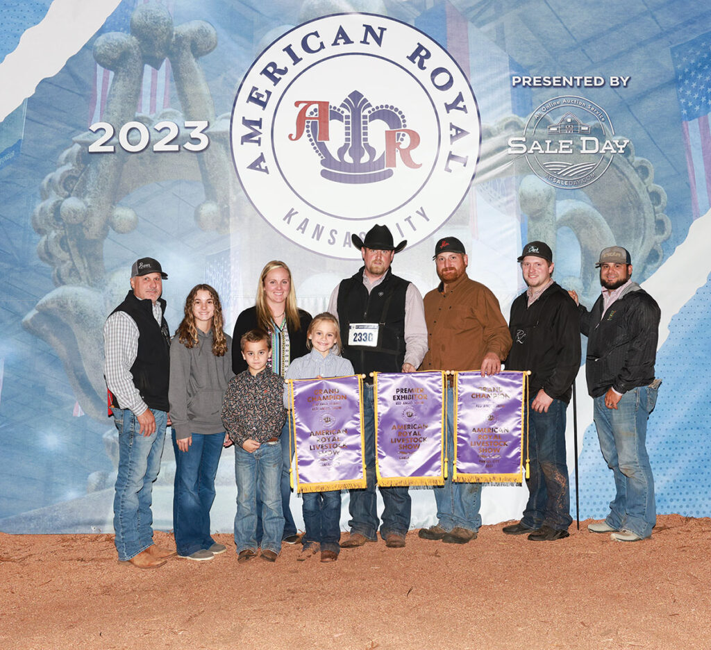  Andrew Chandler helps Twin Willow Farms find success in the Red Angus industry. Contributed Photo. 