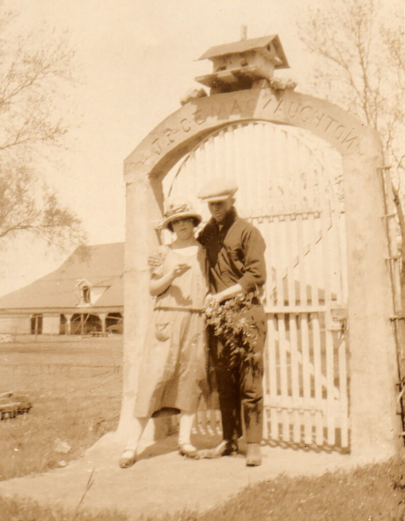 J.P. McNaughton became heir to two-hundred acres of land when he married the granddaughter of a Peoria chief, Clara E. Peery in 1881. Contributed Photo. 