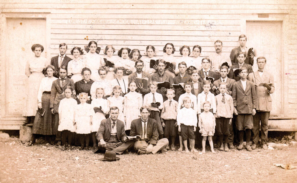 The Lone Star Community Building is located off Highway 45 near Hindsville, Ark. and it was constructed as a school in 1903. The same family that built it continues to maintain it for generations. Contributed Photo. 