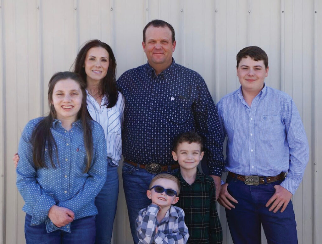 Adam and Angela Arnold run a cow-calf operation in Cedar and Vernon Counties. Contributed Photo. 