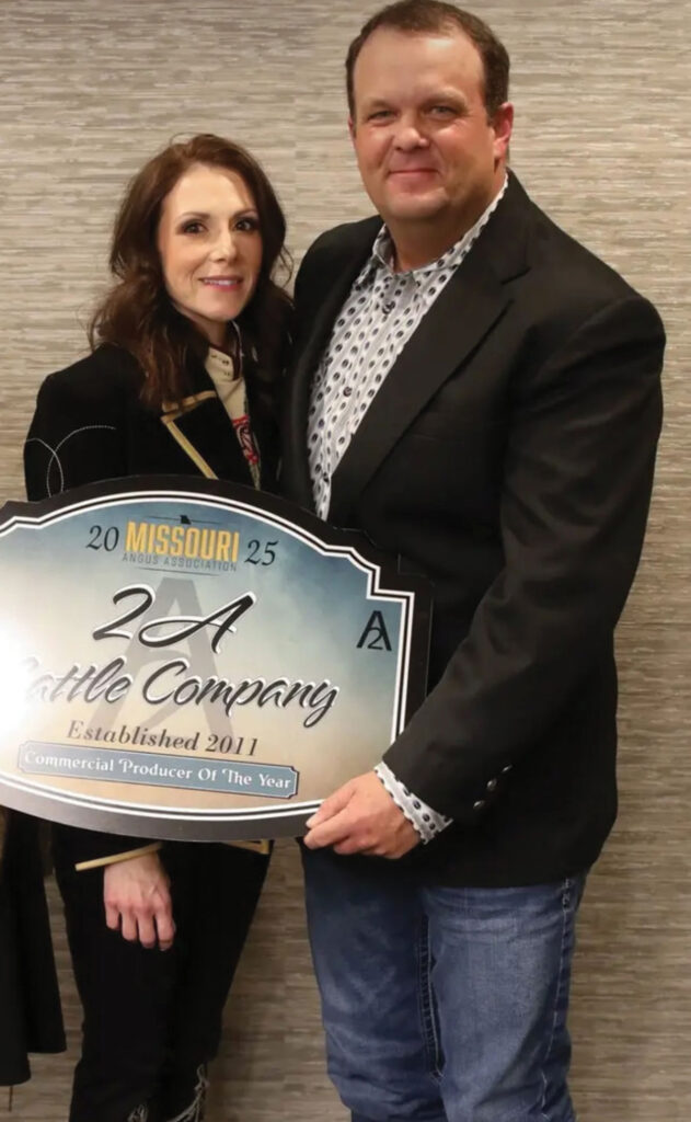 2025 Missouri Commercial Angus Producer of the Year. Contributed Photo. 
