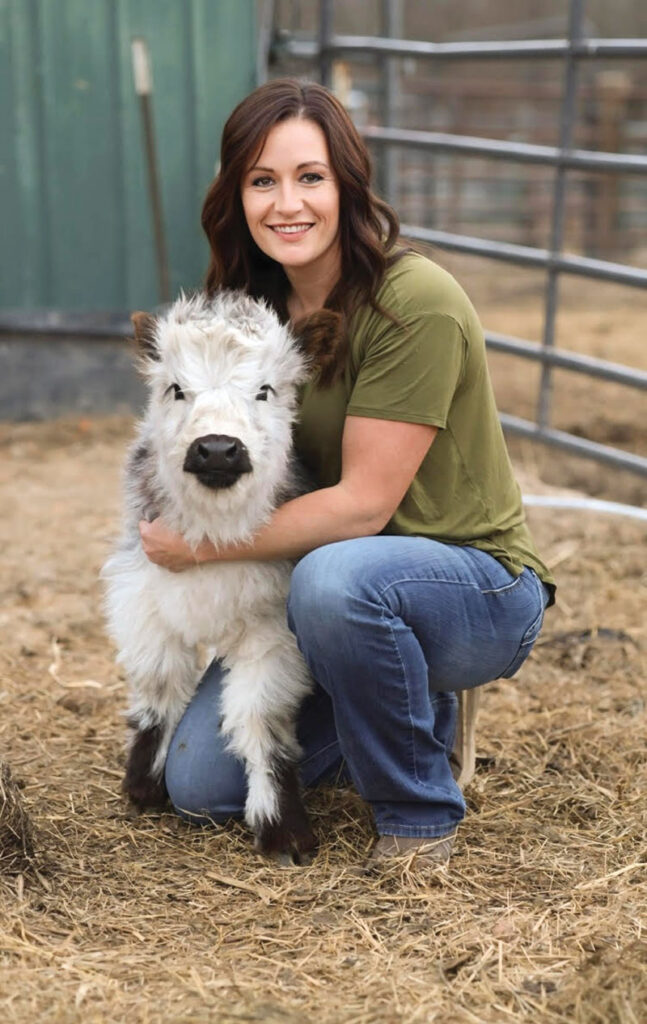 Honey Bee Cattle Company, the name of the operation, comprises 25 purebred American Highland Cattle Association (AHCA)-registered cattle, and the same number of mini- and micro-crosses. Contributed Photo. 
