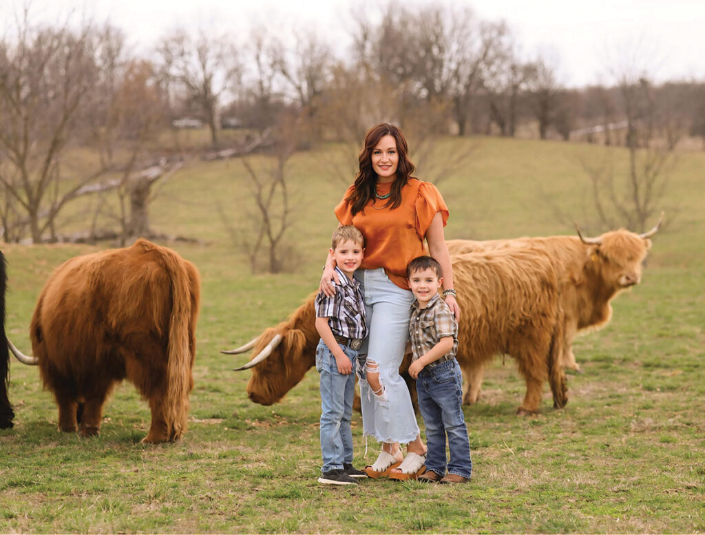 Shayna Nenneman, 37, grew up in the world of agriculture. A student of 4-H and FFA, she was raised showing pigs, horses, and dogs. Upon her return to the Ozarks, she added a home on her parents’ property and began marketing commercial beef calves as a source of income. Contributed Photo. 