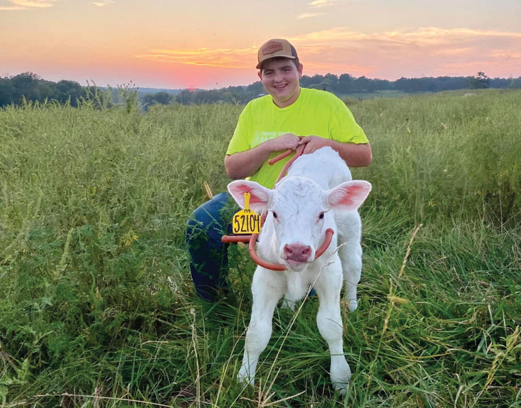 Kacy Chapman of Anutt, Missouri is a member of the Salem FFA Chapter. He is the son of Bob & Kelly Chapman. Contributed Photo. 