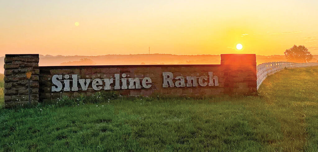 Silverline Ranch sits on approximately 1,800 acres – 500 of which are dedicated to hay. The Hunters manage 604 head of cattle, including cows, wean calves, pasture calves, bulls, and reserve beef cattle, divided into six herds across various pastures. Contributed Photo. 