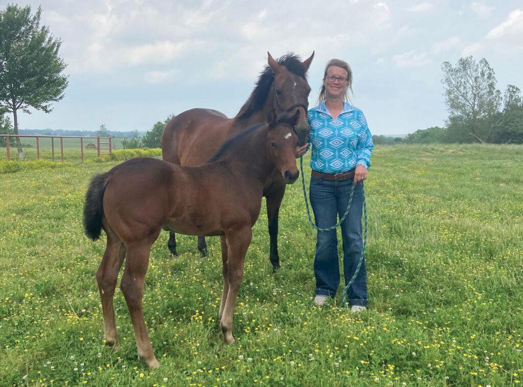 Tiffany Mottesheard has cultivated strong relationships in the horse industry to develop TC Barrel Horses. Photo by Debbie Elder. 