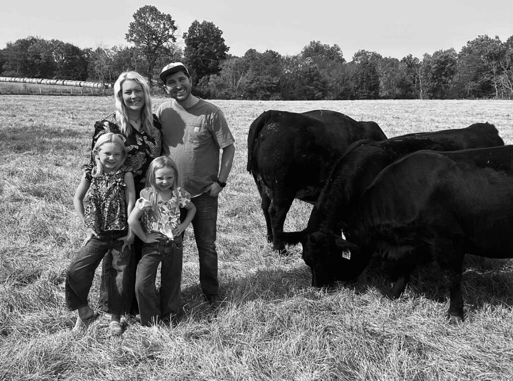 Duell and Amber Wilson of D & A Cattle Company, located in rural Webster County are enjoying the best part of raising registered Limousin and Lim-Flex show cattle.