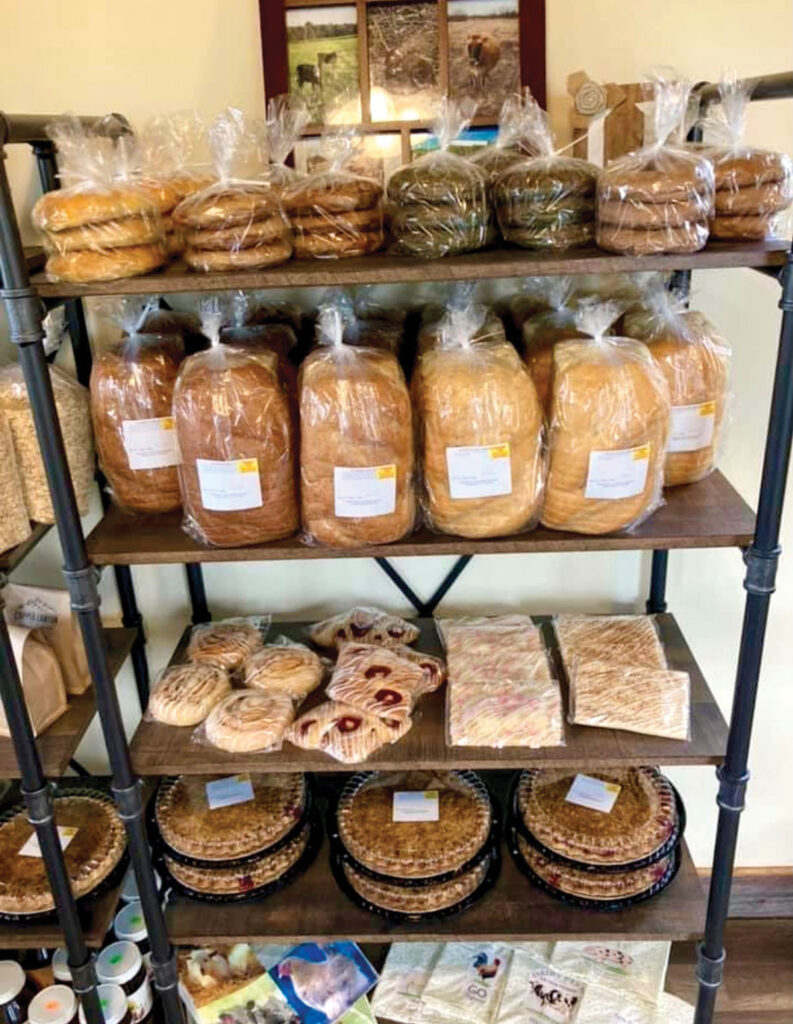 Heritage Dairy and Farm has a wide array of farm-to-table baked goods including homemade bread, apple pies, turnovers, fruit tarts, muffins and many locally-sourced products. Photo by Jaynie Kinnie-Hout.