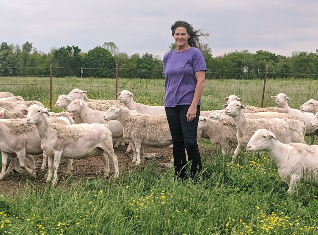 Roxanna Teafatiller, her husband Thomas, their daughter and grandchildren are part of a multi-generation, multi-species livestock operation. Photo by Terry Ropp.