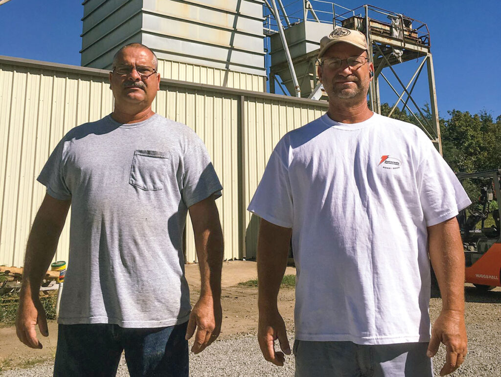 Bradley Catlett (left) and Herbert Catlett (right) are the owners of Catlett Brother's Feed in Boonville, Arkansas. Submitted Photo.