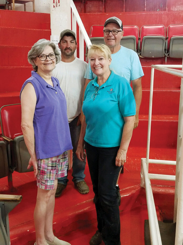 Ruth Jones and her crew are working to expand numbers at Farmers Regional. Pictured, from left, are office manager Rita Blair, barn manager Kevin Lynch, Ruth Jones and field rep David Jones. Submitted Photo.