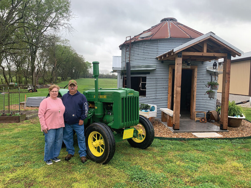 Mick and Debbie Cooley enjoy the rural way of life, and the work ethics that come with living on a farm. Photo by Rachel Harper.
