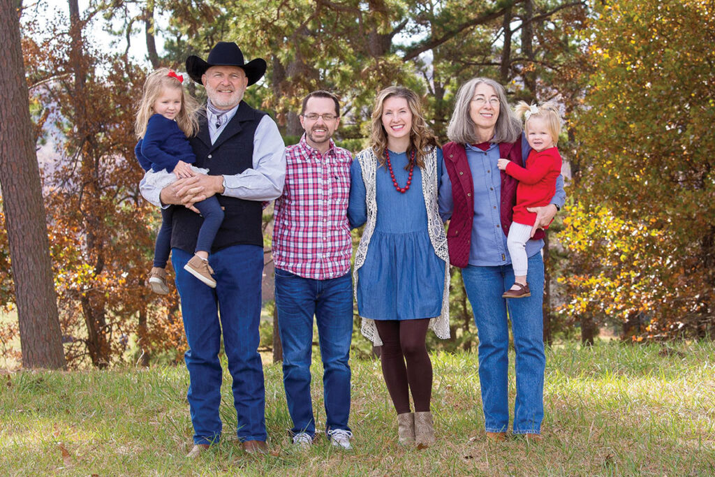 The Hagemann Family of Marshall, Arkansas. Submitted Photo. 