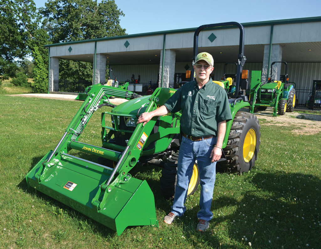 Enos Hawkins landed his first job in the tractor industry at the age of 17. Photo by Laura L. Valenti.