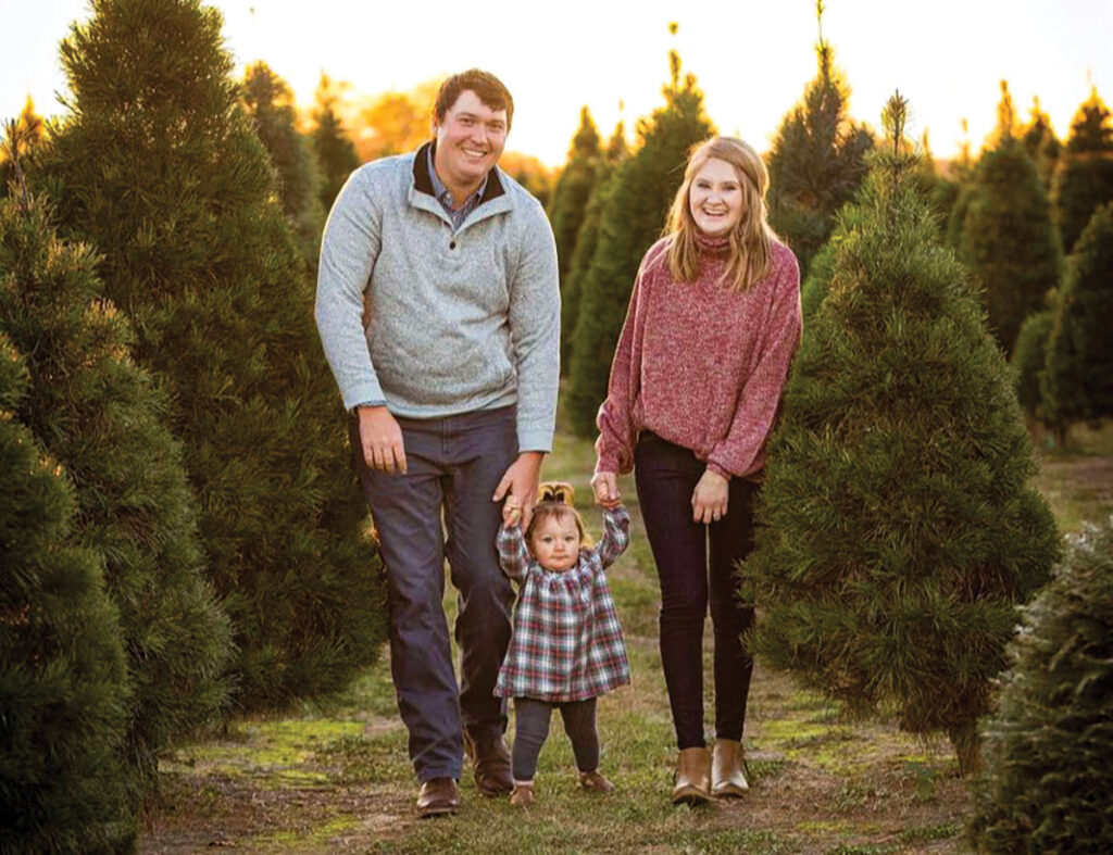 Walker Gragg with his wife Jordyn and daughter Blythe. Submitted Photo.