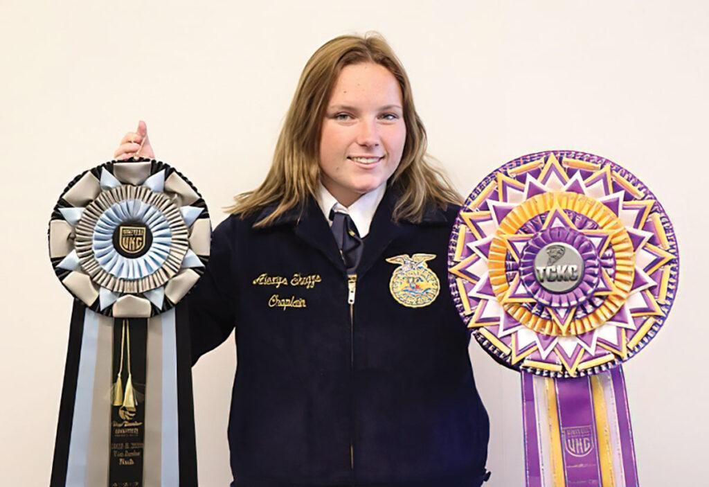 Alexys Skaggs of Granby, Missouri is a member of the East Newton FFA Chapter. Her parents are John Skaggs and Courtney Farley. Submitted Photo. 