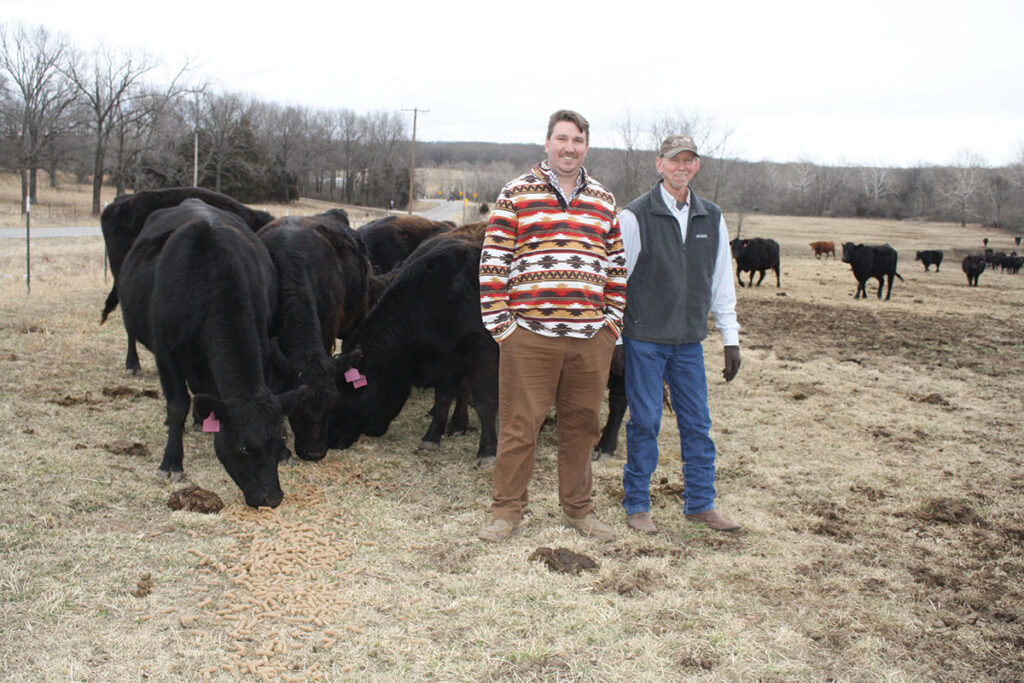 Chase Wilson and his father Kevin Wilson are part of the family-operated Route 66 Cattle Company. Chase credits Kevin with introducing him to the Limousin breed. Photo by Julie Turner-Crawford.