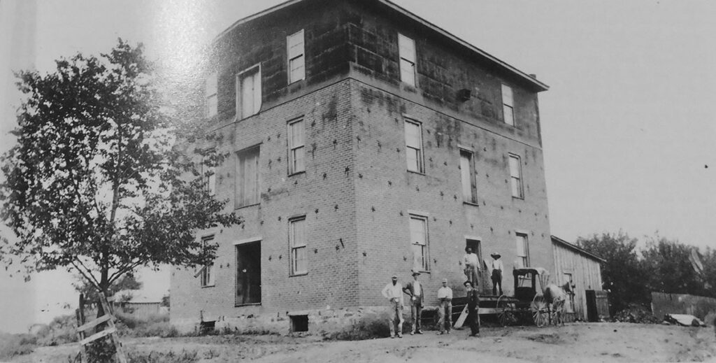 On of the oldest landmarks in Schell City is the flour mill. Submitted Photo. 