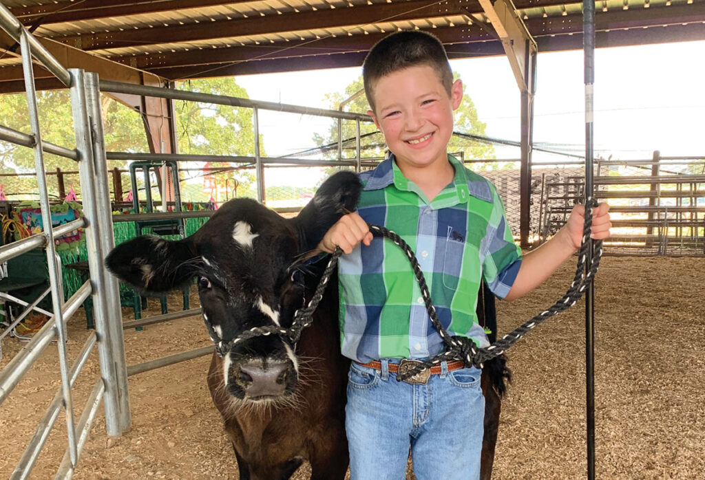 Kelby Kurtz of Pomona, Missouri is a member of the Rockin Ranchers 4-H Club. He is the son of Michelle and Jamie Kurtz. Submitted Photo. 