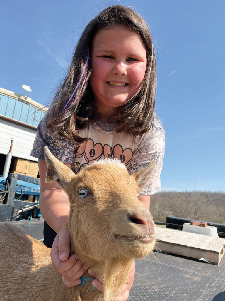 Callie Lovell of Greenwood, Arkansas is a member of the Dayton 4-H Club. She is the daughter of Teala and Cody Lovell. Photo by Kacey Frederick.